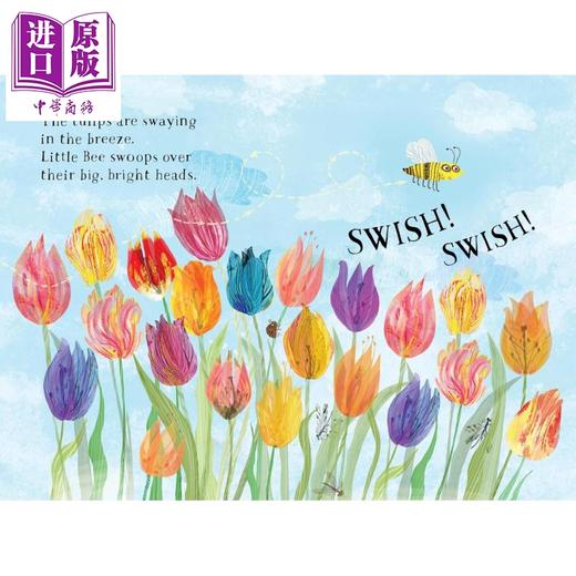 【中商原版】小蜜蜂的花朵书 Little Bees Book of Blooms 英文原版 儿童绘本图画书 花卉植物读物 精美插图 进口童书 纸板书 商品图3