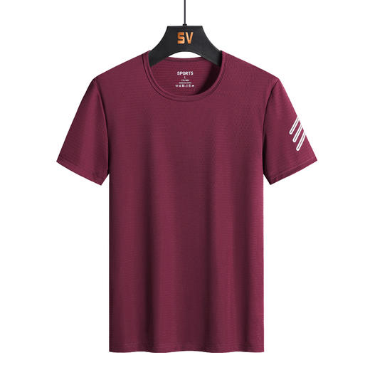 【DCS】大依优型大码速干短袖T恤加肥加大宽松休闲胖子打底半袖男士上衣 商品图5