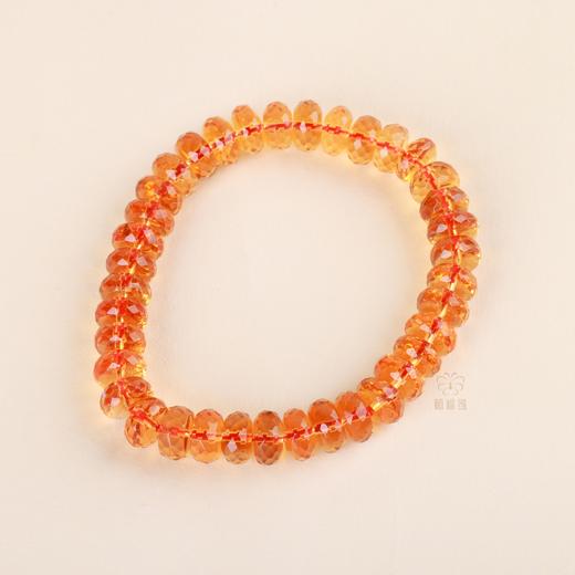 【甜蜜橙光】刻面黄水晶手串大ZX2504029 商品图1