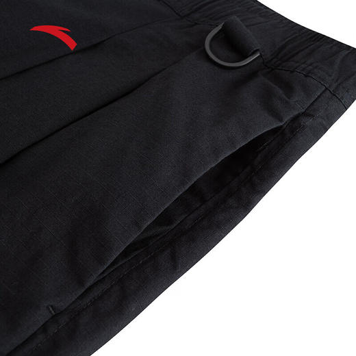 安踏好事发生 新年款休闲长裤男士春季宽松百搭直筒裤152518517 基础黑-3 商品图3