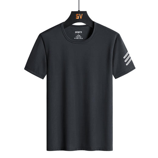 【DCS】大依优型大码速干短袖T恤加肥加大宽松休闲胖子打底半袖男士上衣 商品图3