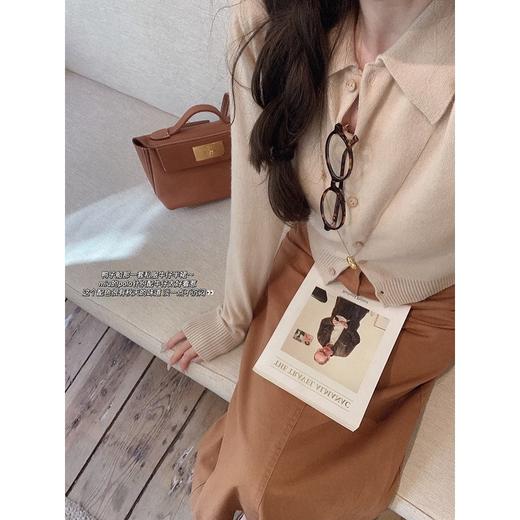 金蘑菇菇 丹麦假期 阿miu polo开衫组 / 100羊毛早秋时髦知识分子 商品图7