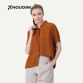 HOUDINI胡丁尼 Tree Top 树 女户外快干凉爽休闲天丝短袖T恤衬衫 860010