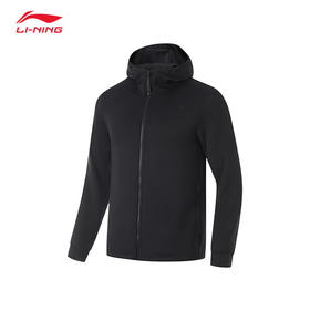 李宁运动外套男 2024秋季新款针织运动连帽卫衣AWDU867