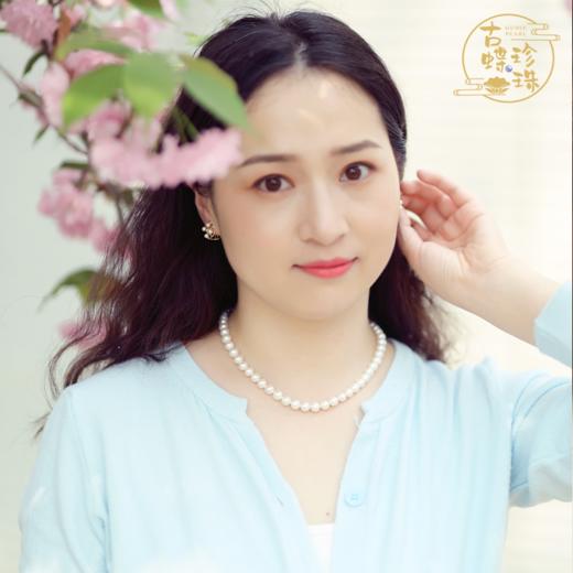 源头直采精挑级！温柔岁月妈妈珠 淡水无核珍珠  8～9mm 礼盒装  近圆微瑕(下单5天左右发货) 商品图0