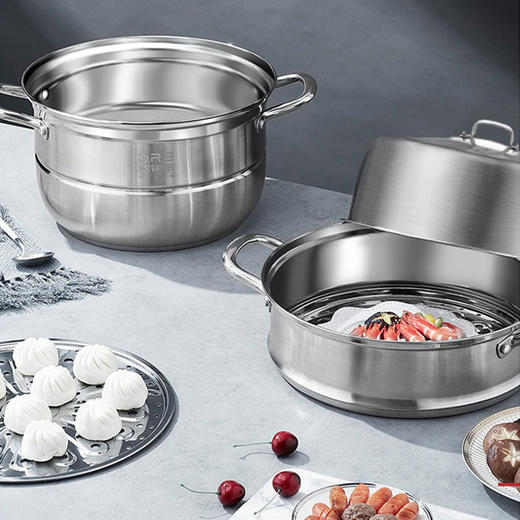 欧锐铂蒸博士-三层蒸锅ORB-1276 商品图1