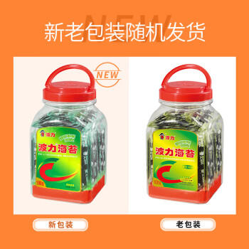 波力海苔片原味100g约645片儿童年货零食高蛋白即食紫菜拌饭碎纯海苔 /休闲食品 /海味零食 /海苔 商品图4