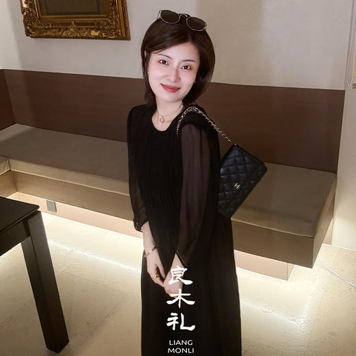 【不退不换】良木礼真丝连衣裙（6252） 商品图0