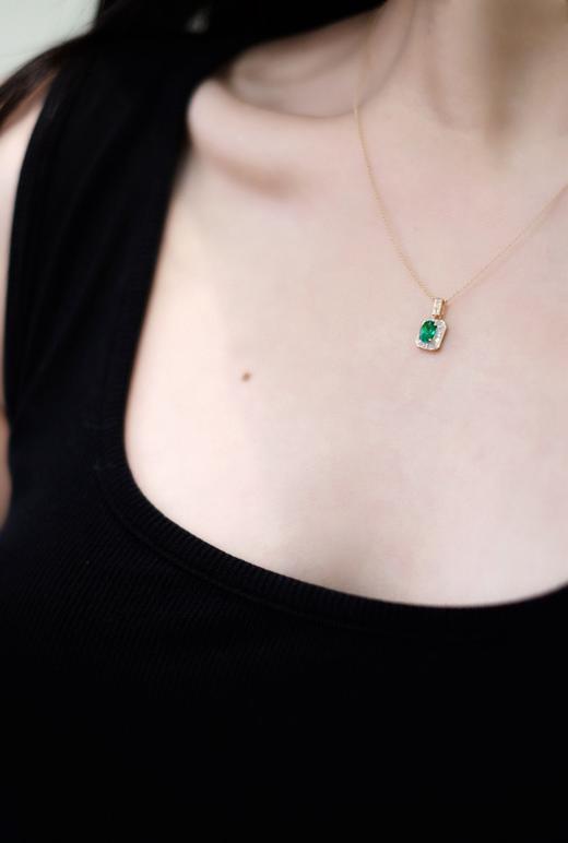 1.05ct刻面祖母绿吊坠 商品图3