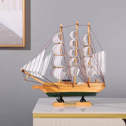 帆船模型一帆风顺摆件 商品图0