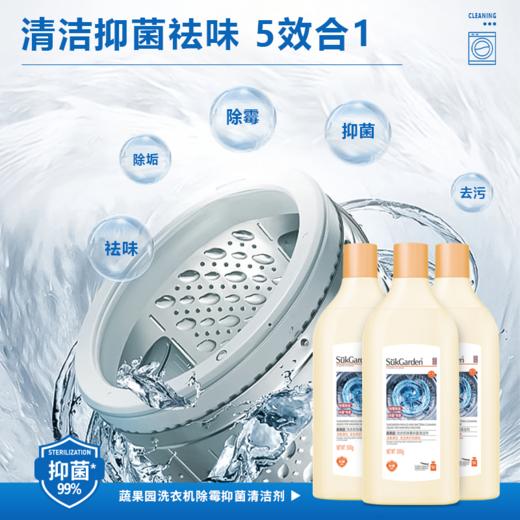 SukGarden蔬果园洗衣机多效洗衣机槽清洁剂（2代超浓缩）250ml*5瓶&SukGarden蔬果园洗衣机除霉抑菌清洁剂500ml*3瓶 商品图2