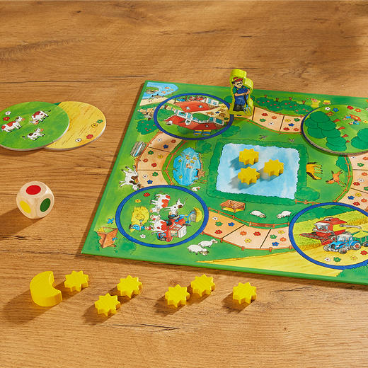 HABA 开心农场 十合一 桌游 适合3岁+ 多种玩法，锻炼各项能力 德国品牌-1004278001 商品图2