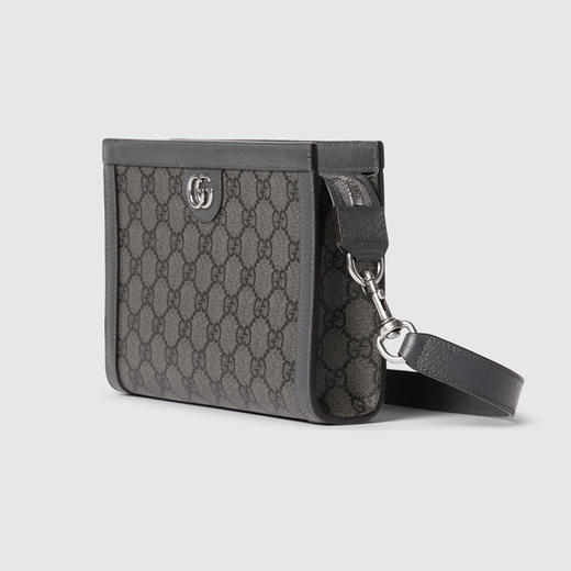GUCCI 古驰 男士 Ophidia系列 Supreme帆布超迷你单肩包 混色 795467 UULBN 1244 商品图0