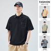 【明线廓形 轻薄冰感 尽显英气】男士休闲POLO衫（多款、多色） 商品缩略图2