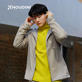 HOUDINI胡丁尼 The Orange 橘子 户外男款3层防水带帽外套810006