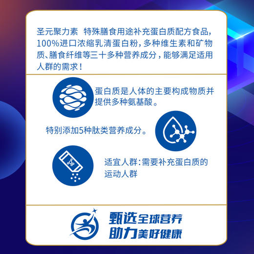 圣元聚力素 特殊膳食用途补充蛋白质配方食品225g罐 商品图3