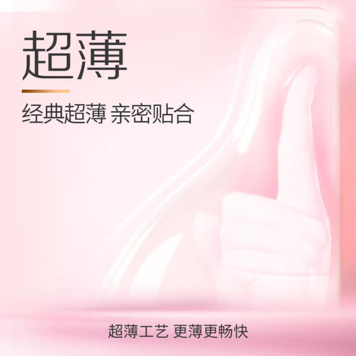 杰士邦避孕套超润玻尿酸10只安全套套隐形超薄男女用成人计生情趣用品 商品图4