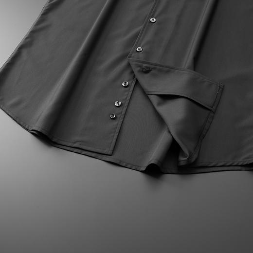 【竹纤维】【DDP】大依优型大码意式领长袖衬衫加肥加大码休闲商务上衣衬衣胖子男士 商品图6