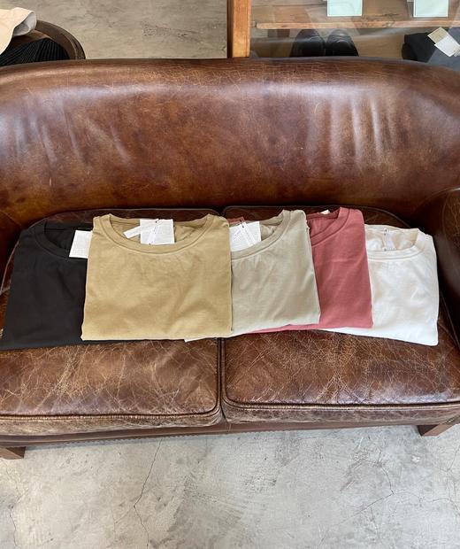 ALBUM DI FAMIGLIA 微卷边短袖T恤上衣 商品图2