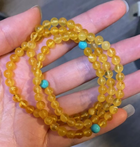 JS（小白）蜜蜡单圈手链