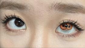 NinaMond半年抛美瞳 爱瞳子金 14.5mm