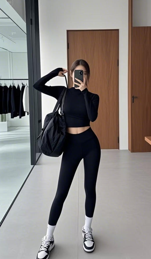 【Lululemon鲨鱼裤】平替天花板|显瘦封神还能当“第二层皮肤"显瘦心机王炸 穿上腿围秒-5cm! 神仙面料!裸感包裹+暴汗不黏身 商品图0