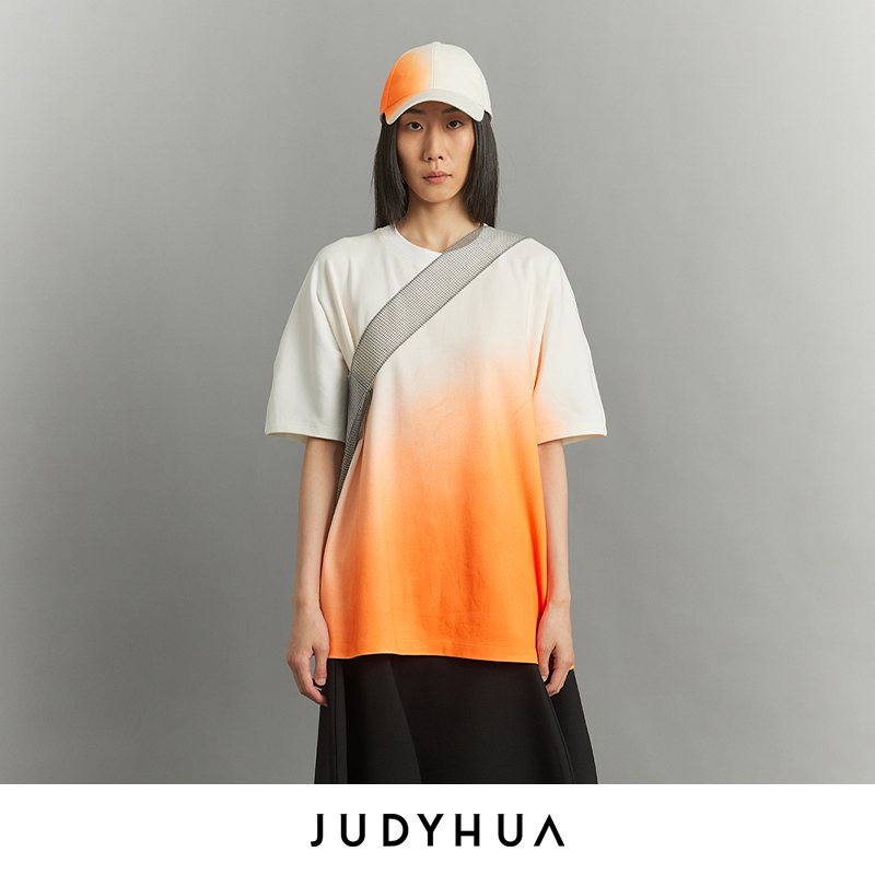 JUDYHUA 曙光系列渐变色T恤