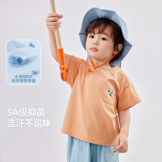 [5A抑菌]嘟嘟家婴儿短袖t恤夏季新款男童体恤夏装宝宝衣服童装潮 商品图3