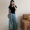 【两件超值装】骆柒柒大U领正肩收腰短袖 轻盈柔软 大U领显脸小 贴身不松垮 配啥都超有调性 商品缩略图2