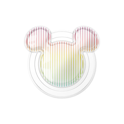 【晴空米奇】彩虹光线米奇·MagSafe圆啪嗒 MAGSAFE磁吸手机气囊支架 Round圆啪嗒系列 彩虹色 条纹 商品图3