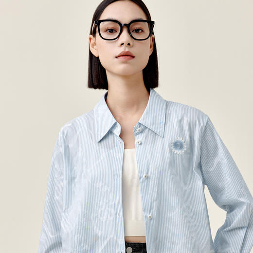 【商场同款】伊芙丽夏衬衫1F4320521 商品图1