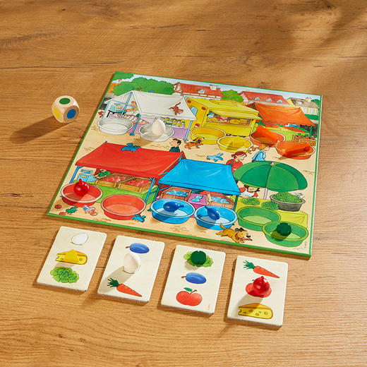 HABA 开心农场 十合一 桌游 适合3岁+ 多种玩法，锻炼各项能力 德国品牌-1004278001 商品图3
