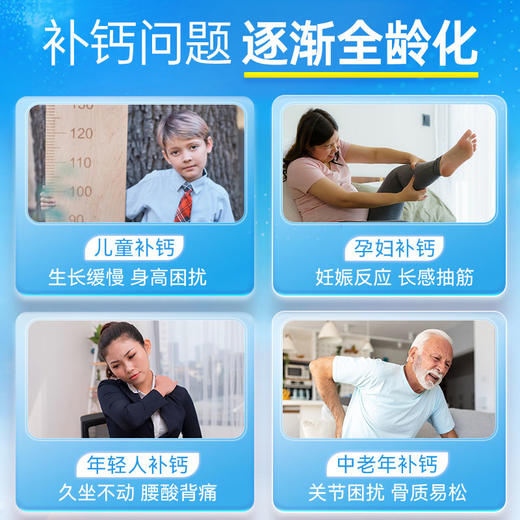 Naturewise钙软胶囊60粒|一粒≈5杯半鲜牛奶钙含量！好吸收不便秘易消化|液体钙 商品图4