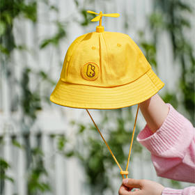 春日团团竹蜻蜓魔术贴渔夫帽