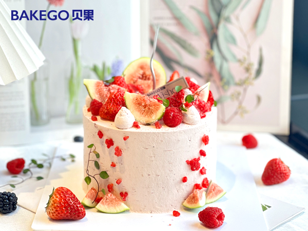 《莓梦之约》轻糖生日蛋糕