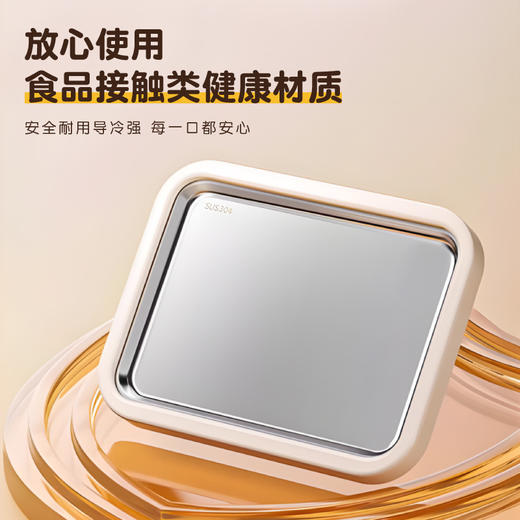 「多功能炒冰机！免插电设计」新款酸奶机炒冰机 儿童炒酸奶机家用小型厨房用品炒冰盘速冻自制餐饮用具 商品图3