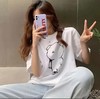 工厂直促价【100%棉】美-情侣（大白熊-大标）柯式印花短袖T恤-喜出 商品缩略图1
