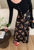 L.Fleuri 优雅浪漫花朵印花高腰长款半裙 18229 商品缩略图0