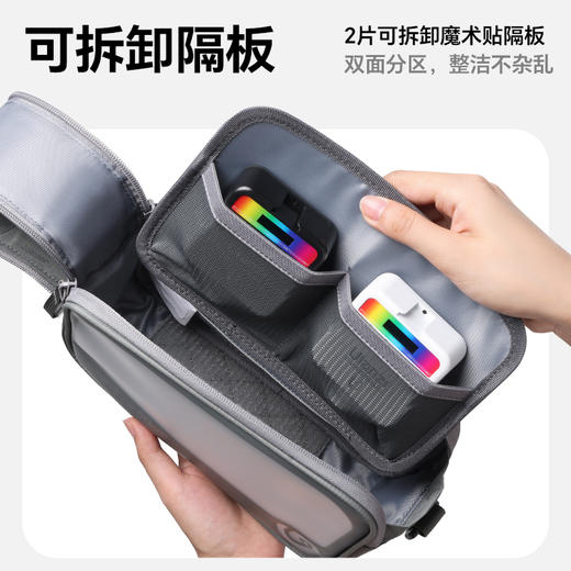 Ulanzi优篮子 BP15数码收纳包微单运动相机配件数据线ccd充电器化妆品女旅行出差护肤品洗漱包耳机U盘收纳盒 商品图4