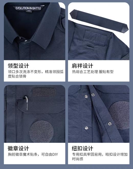 订单剩余库存 赔钱特价清货  猛虎营蓝色夏季速干训练服上衣 （前后标可拆卸） 商品图11