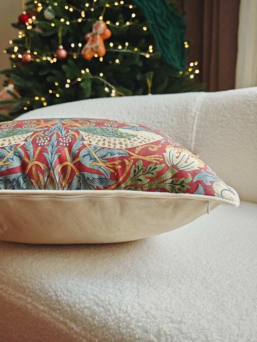 绝美抱枕【英国William Morris名画系列抱枕】复古花纹 靠垫 顶奢家居美学质感 家居博主挚爱 商品图2