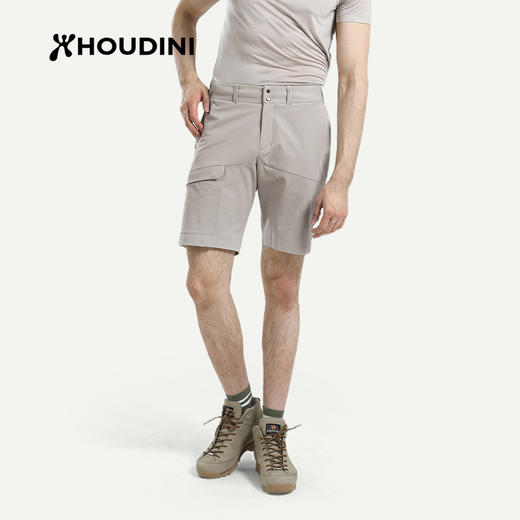 HOUDINI胡丁尼 Go Shorts 走起 男户外轻薄弹力宽松休闲徒步短裤 860029 商品图0
