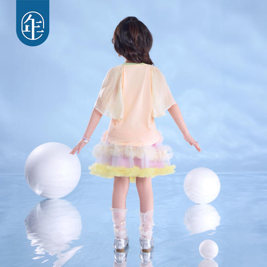 年衣2025夏季新款甜美中国风公主圆领套头打底衫上衣天鹅舞会T恤 商品图4