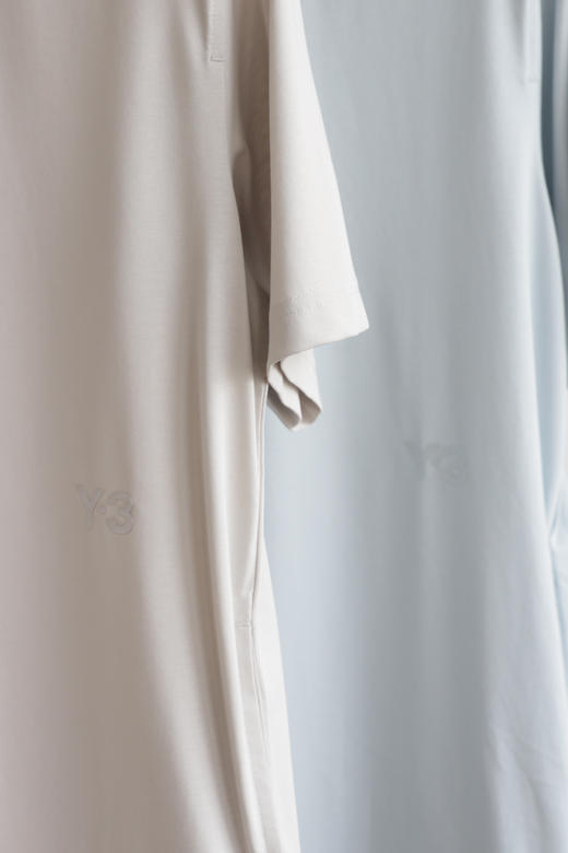 只剩蓝色勒 Y-③ 宽松版 丝光棉圆领短袖T恤 TX461 商品图2