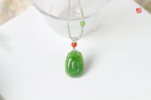 和田碧玉【福贝】吊坠 配精美挂绳 商品图2