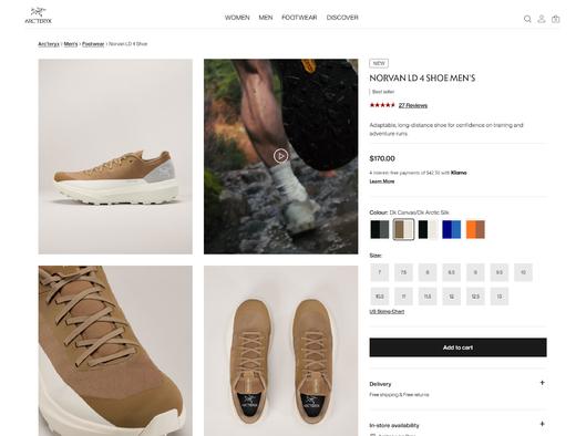 鸟 NORVAN LD4 越野跑鞋运动休闲鞋 特惠 Z-15230 商品图0