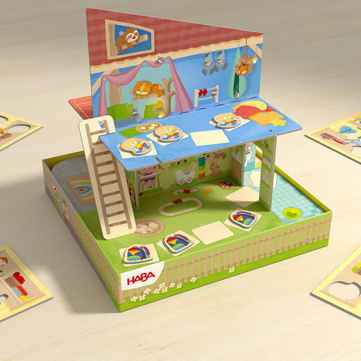 HABA 彩虹幼儿园 十合一 桌游 适合2岁+ 多种玩法，锻炼各项能力 德国品牌-2011718001 商品图1