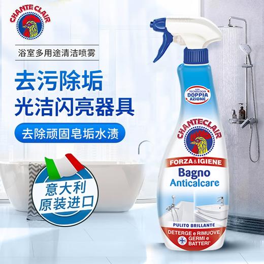 CHANTECLAIR大公鸡管家浴室清洁剂  625ml  玻璃水垢不锈钢水龙头清洗剂浴缸瓷砖去污 商品图1