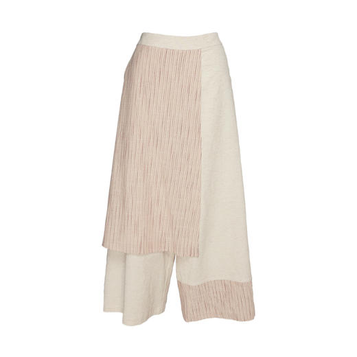 【出游新品】霜降拼撞阔腿裤 | 松紧腰设计 | 现货加急发 商品图4