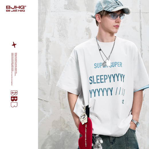 BJHG不计后果趣味t恤短袖男款夏季防晒吸湿速干凉感抑菌功能T恤女 商品图1